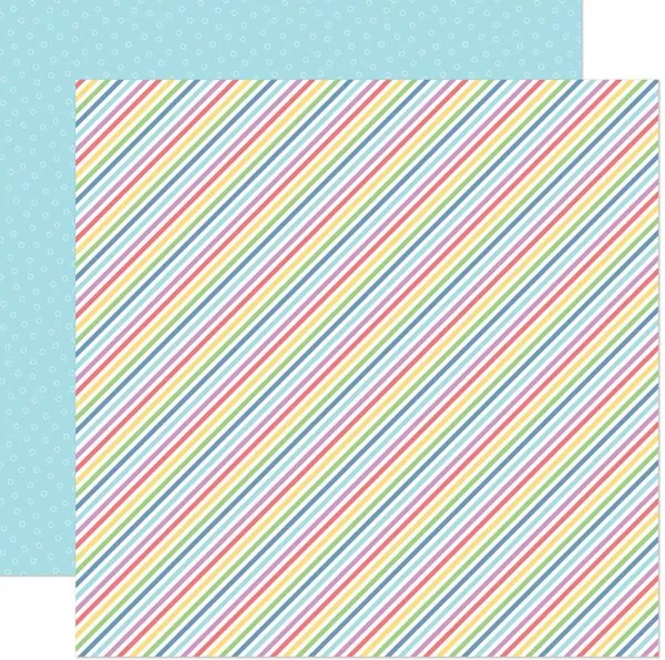 Pint-Sized Patterns Summertime Snow Cone lawn fawn scrapbooking paper 1