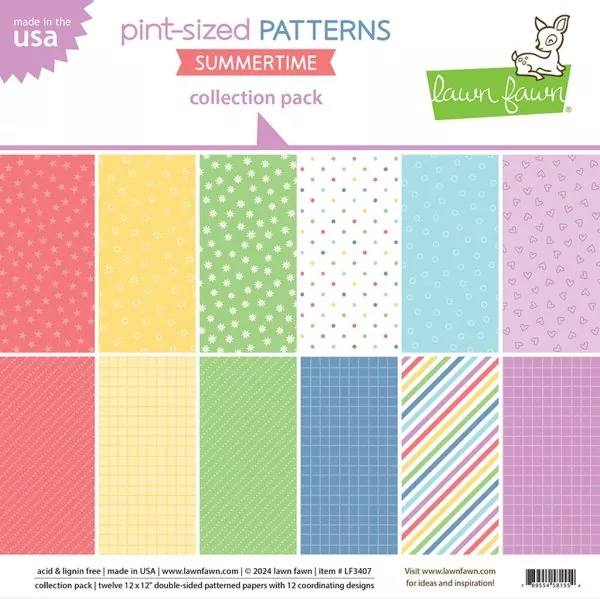 Pint-Sized Patterns Summertime Paper Collection Pack Lawn Fawn