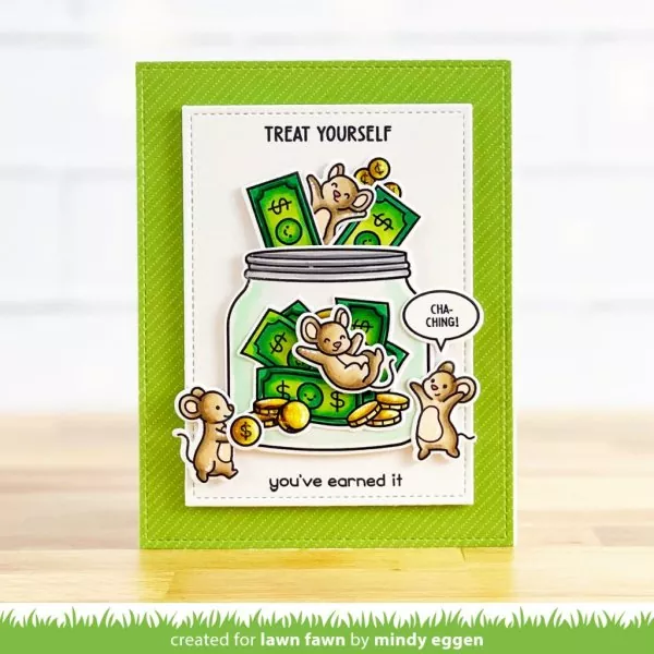 How You Bean? Money Add-On Clear Stamps Lawn Fawn 1