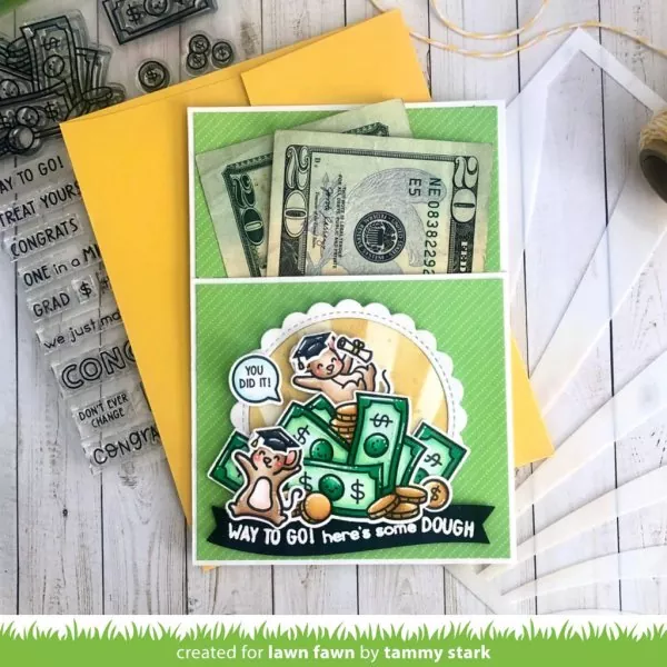 How You Bean? Money Add-On Clear Stamps Lawn Fawn 3