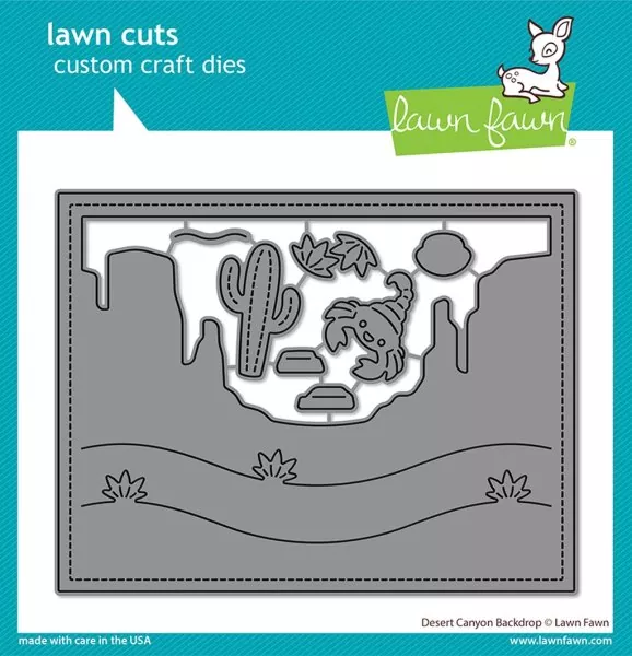 Desert Canyon Backdrop Dies Lawn Fawn