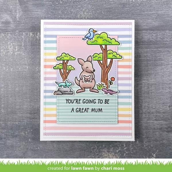 All the Mums Clear Stamps Lawn Fawn 1