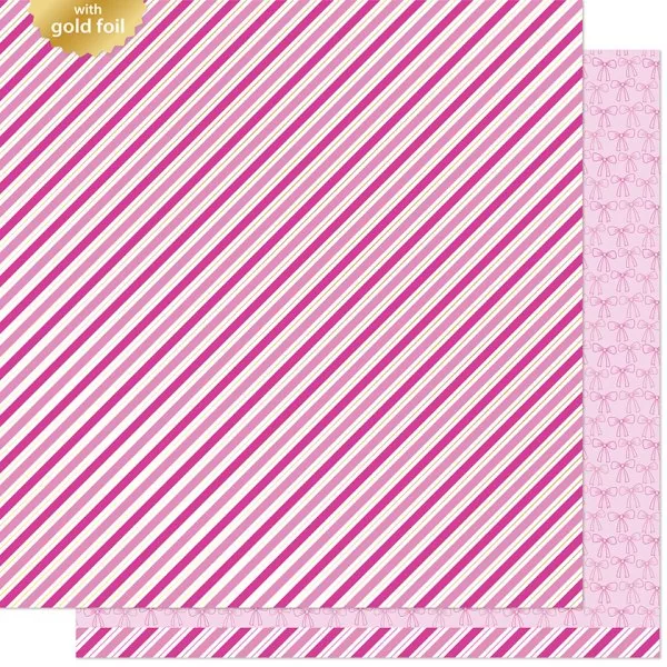 Candy Cane Lane Gift Wrap lawn fawn scrapbooking paper