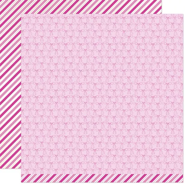 Candy Cane Lane Gift Wrap lawn fawn scrapbooking paper 1