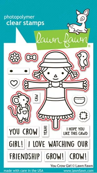 You Crow Girl Dies Lawn Fawn 1