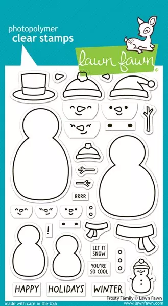 Frosty Family Clear Stamps Lawn Fawn