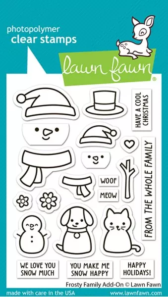 Frosty Family Add-On Clear Stamps Lawn Fawn