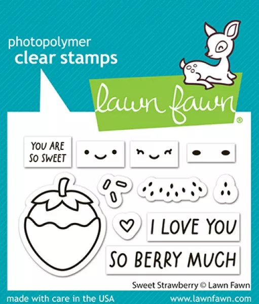 Sweet Strawberry Clear Stamps Lawn Fawn