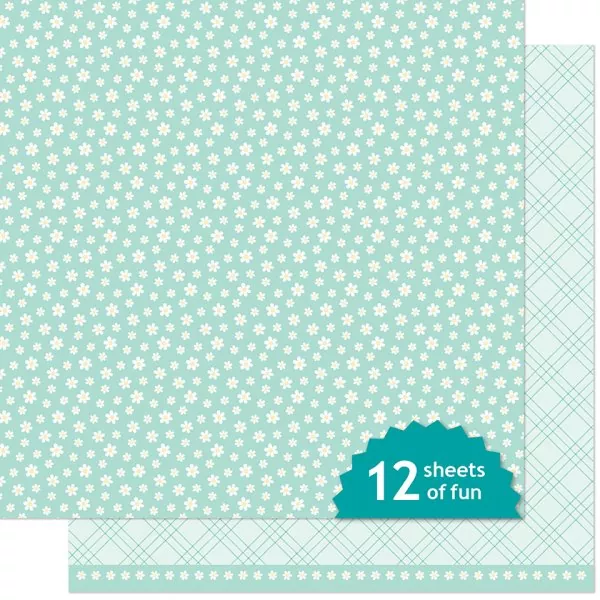 Bitsy Blooms Begonia lawn fawn scrapbooking paper