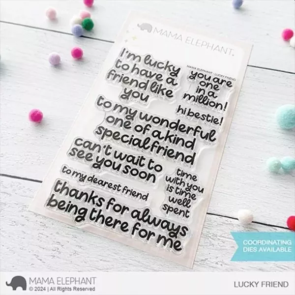 Lucky Friend Mama Elephant Stamp & Die Bundle