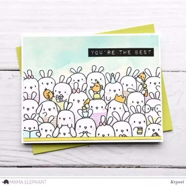 The Bunny´s Hop Mama Elephant Stamp & Die Bundle 3