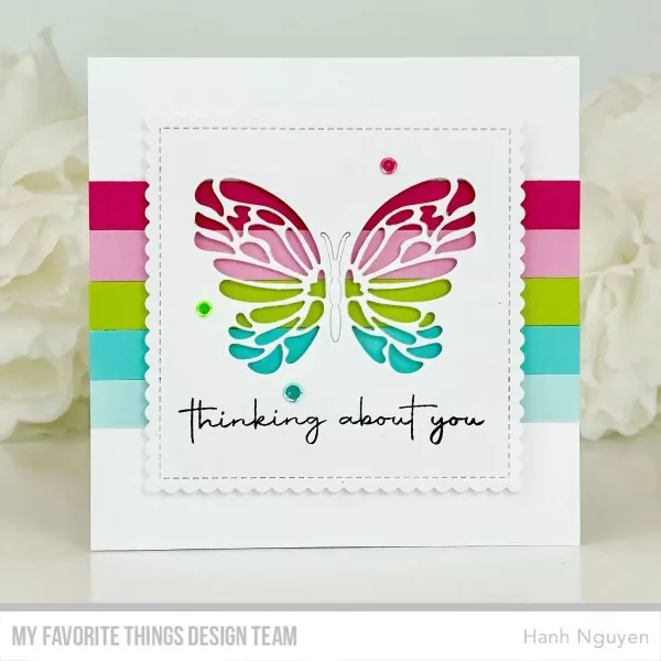 Peek-A-Boo Butterfly Dies dienamics My Favorite Things MFT projcet 2