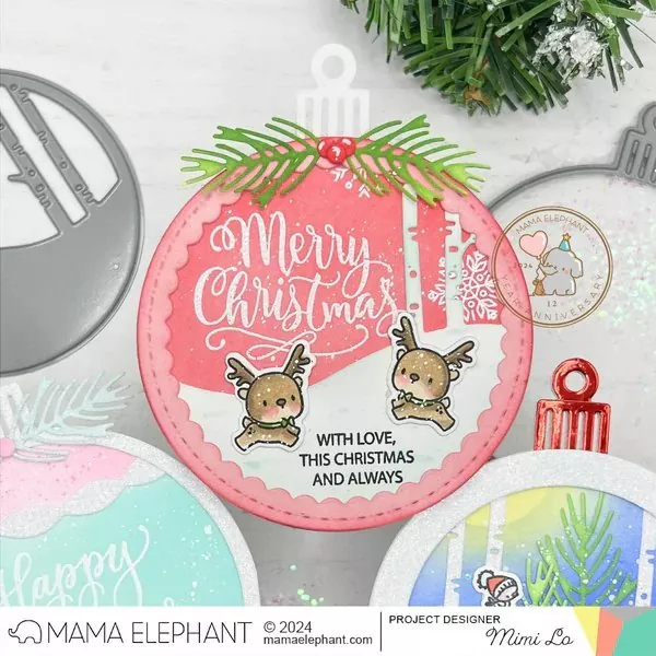 Serenity Ornament Dies Creative Cuts Mama Elephant 4