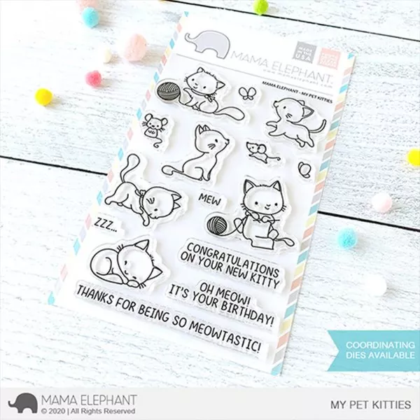 MyPetKitties Clear Stamps Mama Elephant