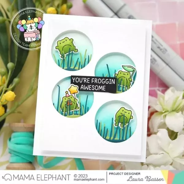 Little Frog Agenda Mama Elephant Stamp & Die Bundle 2