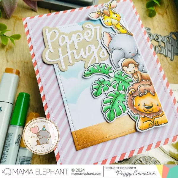 Peekapals Clear Stamps Mama Elephant 2