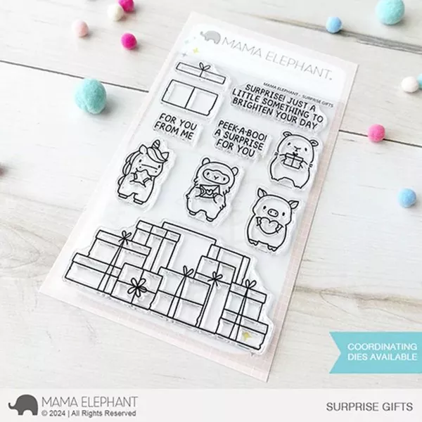 Surprise Gifts Clear Stamps Mama Elephant