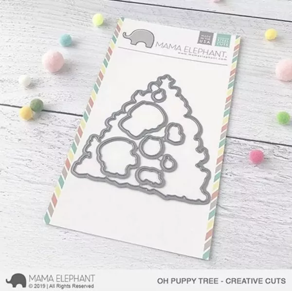 Oh Puppy Tree Mama Elephant Stamp & Die Bundle 1