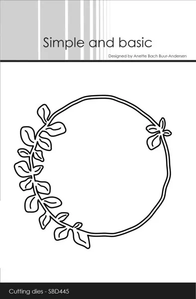 Simple and Basic Eucalyptus Fantasy Wreath dies