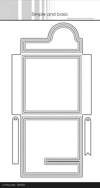 Simple and Basic Envelope w/ Snap Closure dies