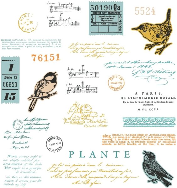 Bird Song Sizzix & 49 and Market Framelits Dies & Stamps