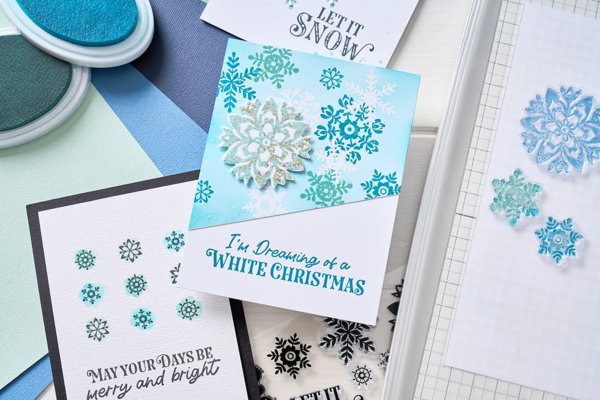 White Christmas #2 framelits Sizzix 2