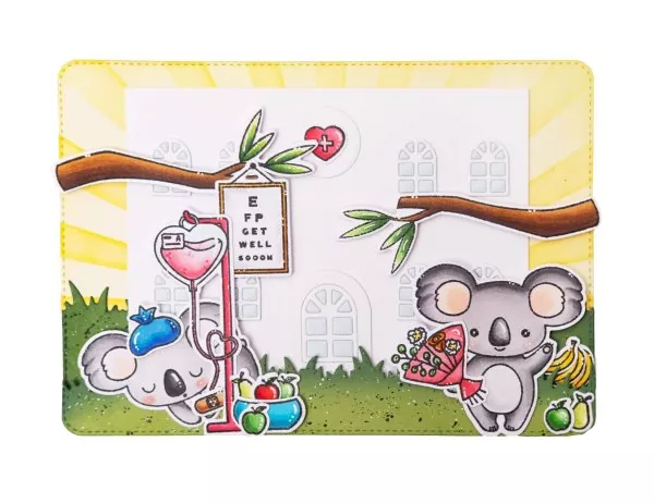 studio light Sweet Stories Koala Stamp & Die Set Studio Light 4