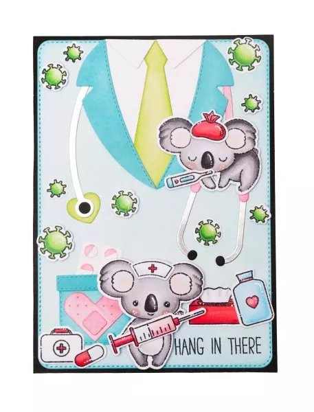 Sweet Stories Get Well Soon & Feel Better Bundle Stamp & Die Set Studio Light 5