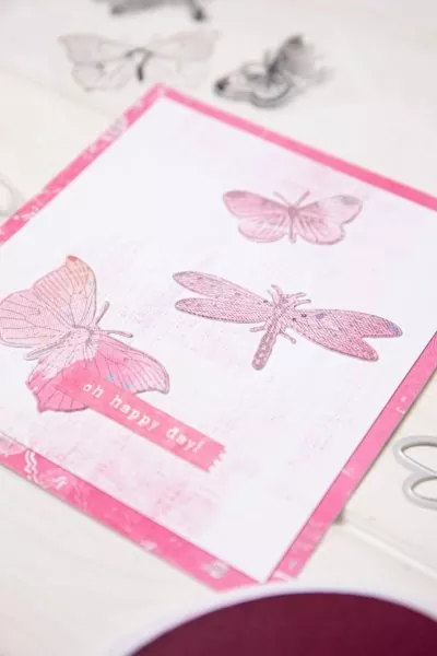 Engraved Wings Sizzix & 49 and Market Framelits Dies & Stamps 3