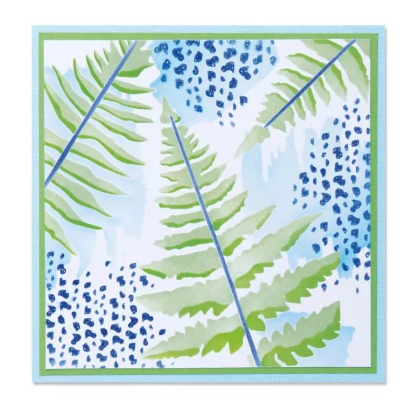 Fern Layered Stencils Sizzix 5