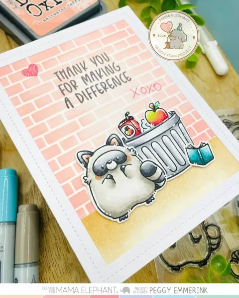 Playful Raccoons Clear Stamps Mama Elephant 2