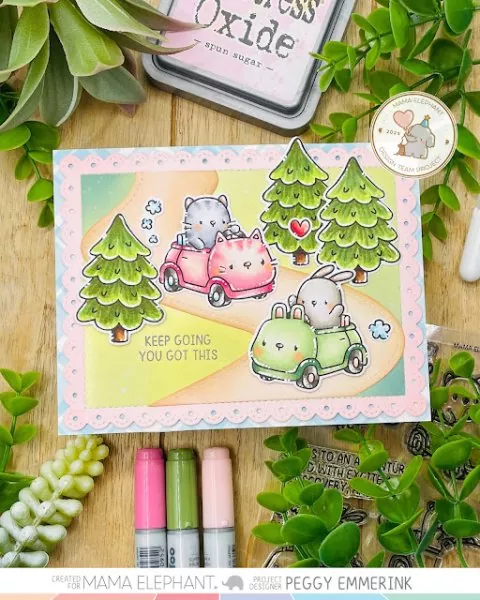 We Ride Clear Stamps Mama Elephant 1