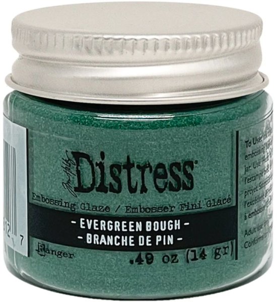 ranger distress embossing glaze Evergreen Bough tim holtz