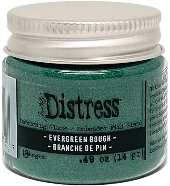 ranger distress embossing glaze Evergreen Bough tim holtz