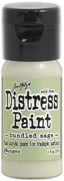 ranger distress paint flip cap bottle Bundled Sage tim holtz