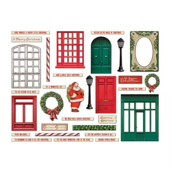 Baseboards + Transparencies Christmas 2024 Idea-ology Tim Holtz 2