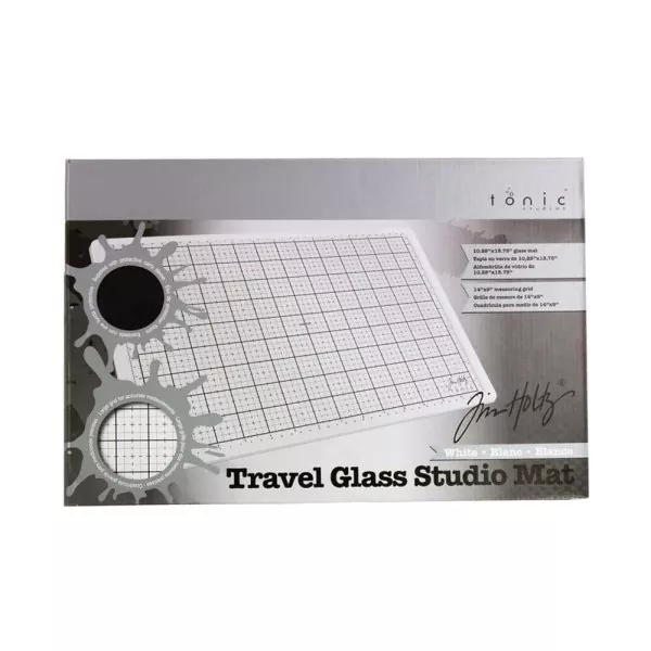 tonic studios tools Travel Glass Studio Mat White