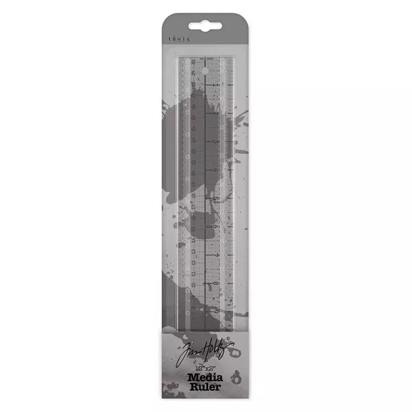 Tim Holtz Media Ruler 12"x2" Tonic Studios