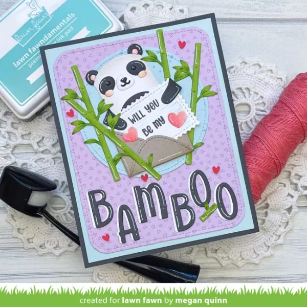 Tiny Gift Box Panda and Bear Add-On Dies Lawn Cuts Lawn Fawn 4