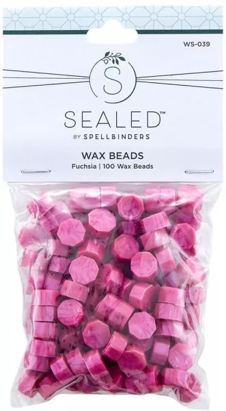 Wax Seal Beads Set Fuchsia Spellbinders