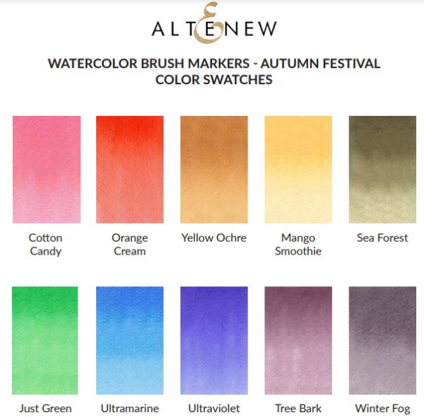 Altenew Watercolor Brush Markers - Autumn Festival Set