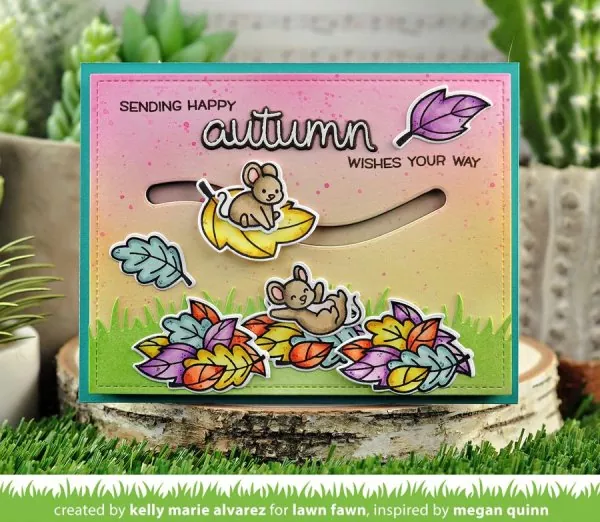 You Autumn Know Coloring Stencils Lawn Fawn 3