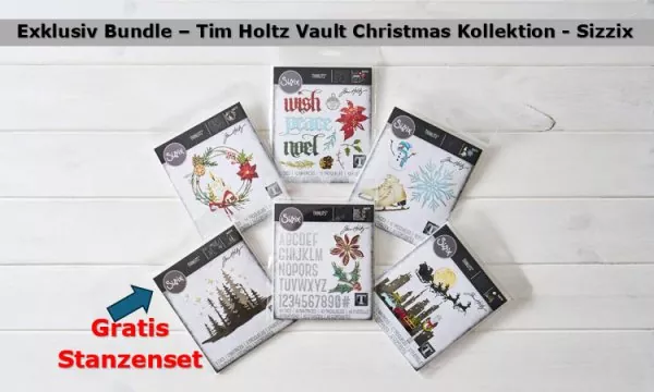 Exclusive Bundle Tim Holtz Vault Christmas Collection 2