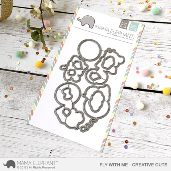 cc 179 mama elephant creative cuts fly with me