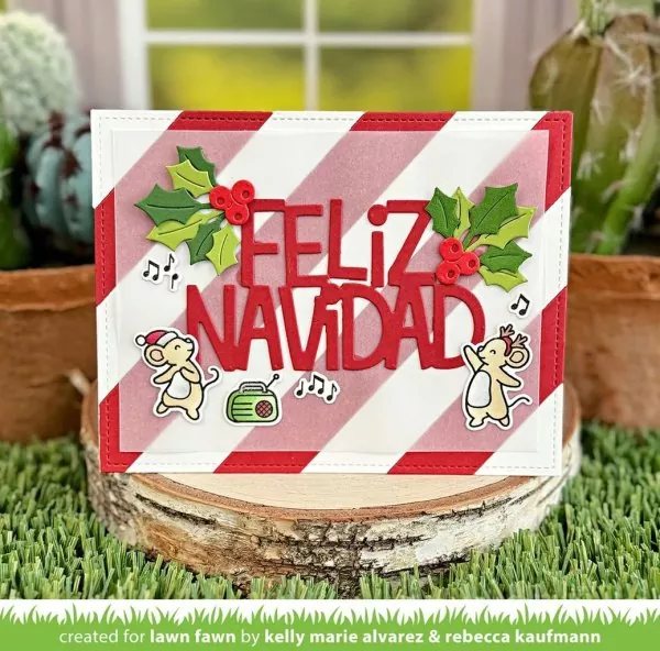 Giant Feliz Navidad Dies Lawn Fawn 1