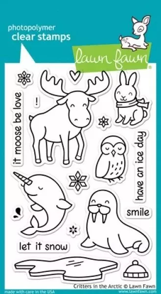 Critters in the Arctic Stamps Lawn Fawn