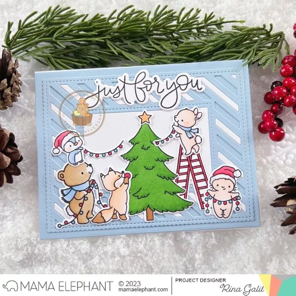 Decorate The Tree Dies Creative Cuts Mama Elephant 1