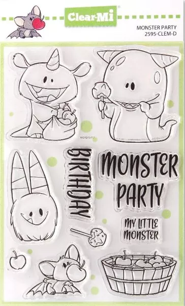 Monster Party Clear Stamps Impronte D'Autore