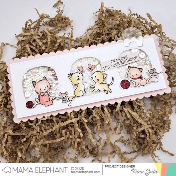 mypetkitties Mama Elephant clear stamps