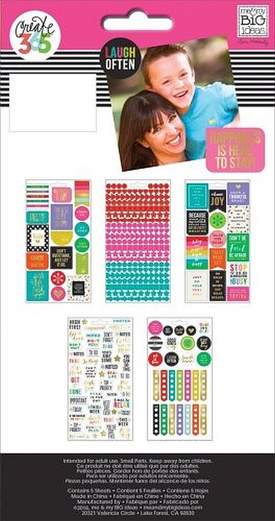 Create 365 - The Happy Planner - Basics - Stickers Bright - Me